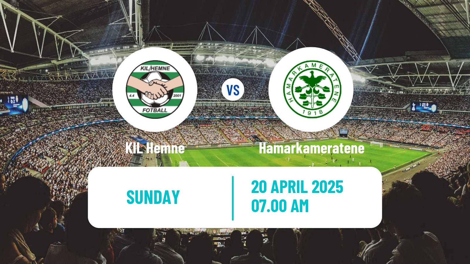 Soccer Norwegian Division 1 Women KIL Hemne - Hamarkameratene