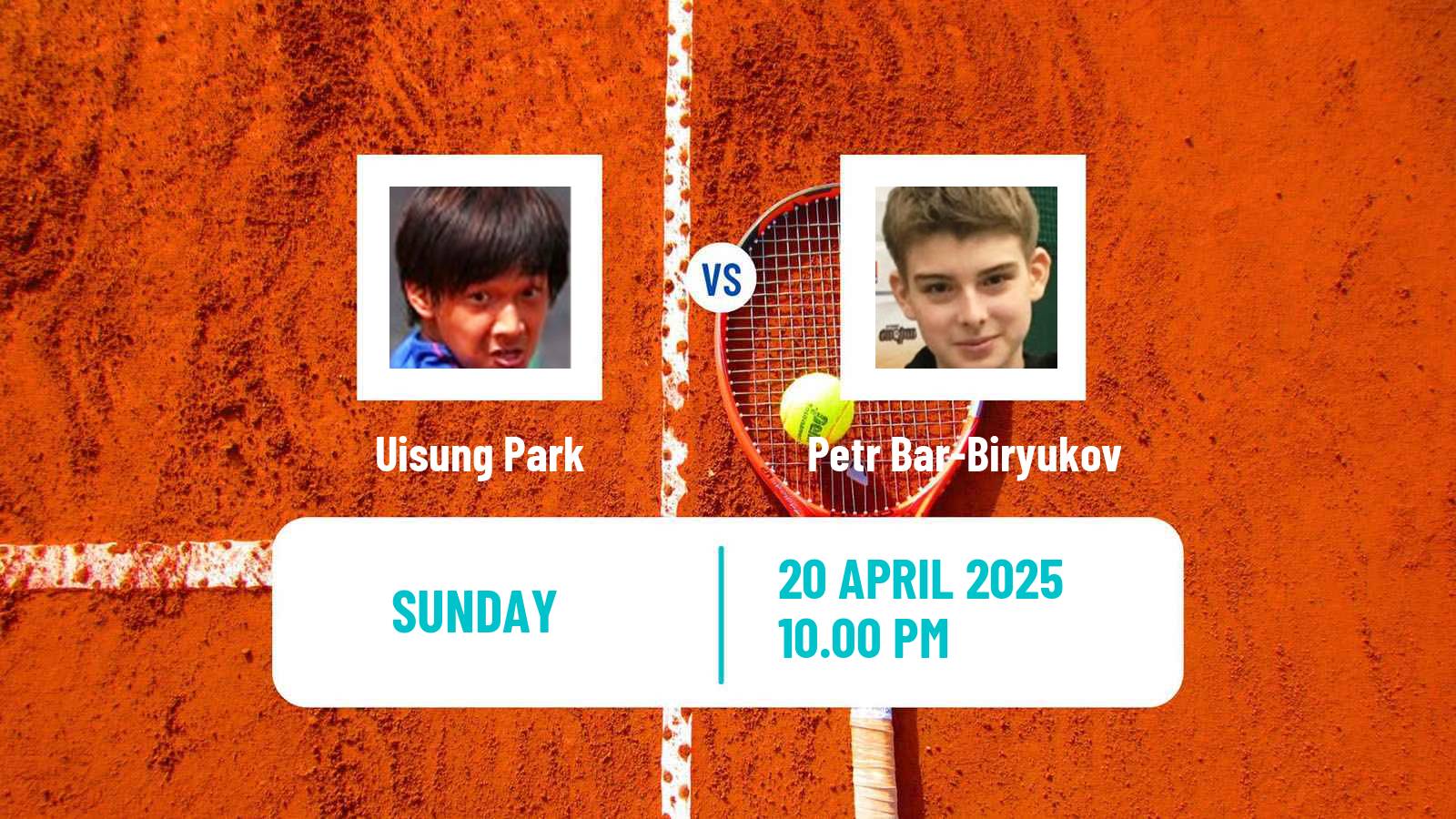 Tennis Gwangju Challenger Men Uisung Park - Petr Bar-Biryukov