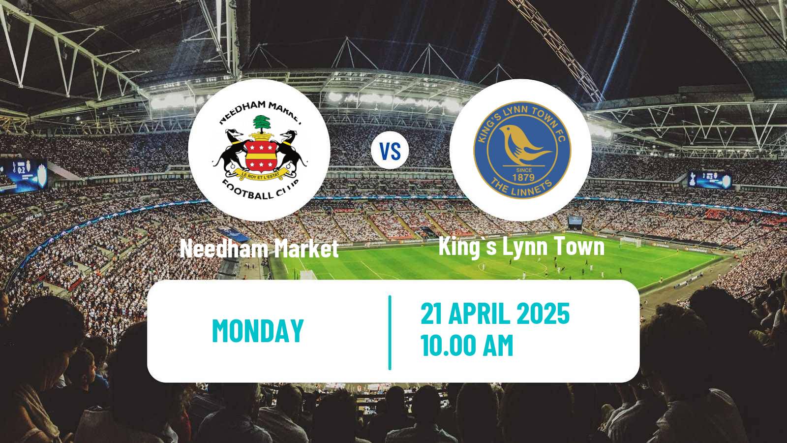 Soccer English National League North Needham Market - King`s Lynn Town