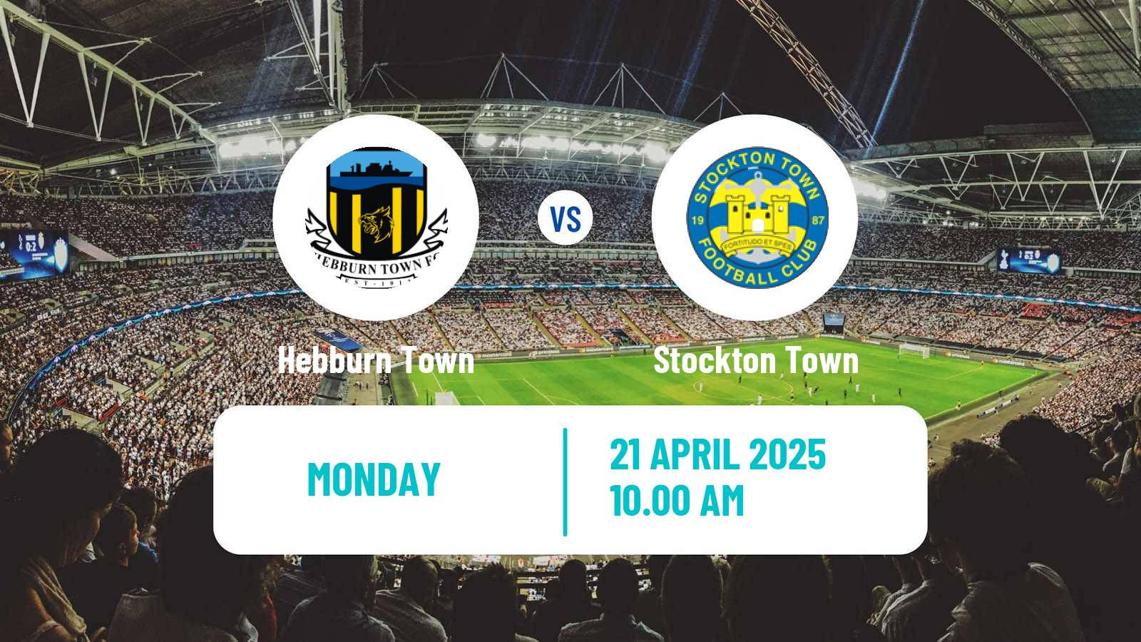 Soccer English NPL Premier Division Hebburn Town - Stockton Town
