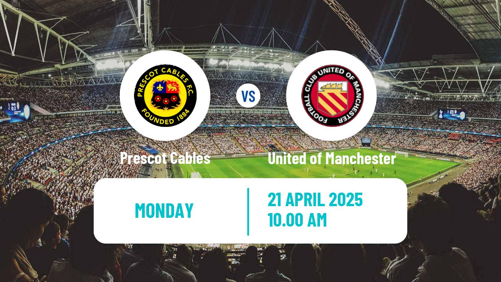 Soccer English NPL Premier Division Prescot Cables - United of Manchester