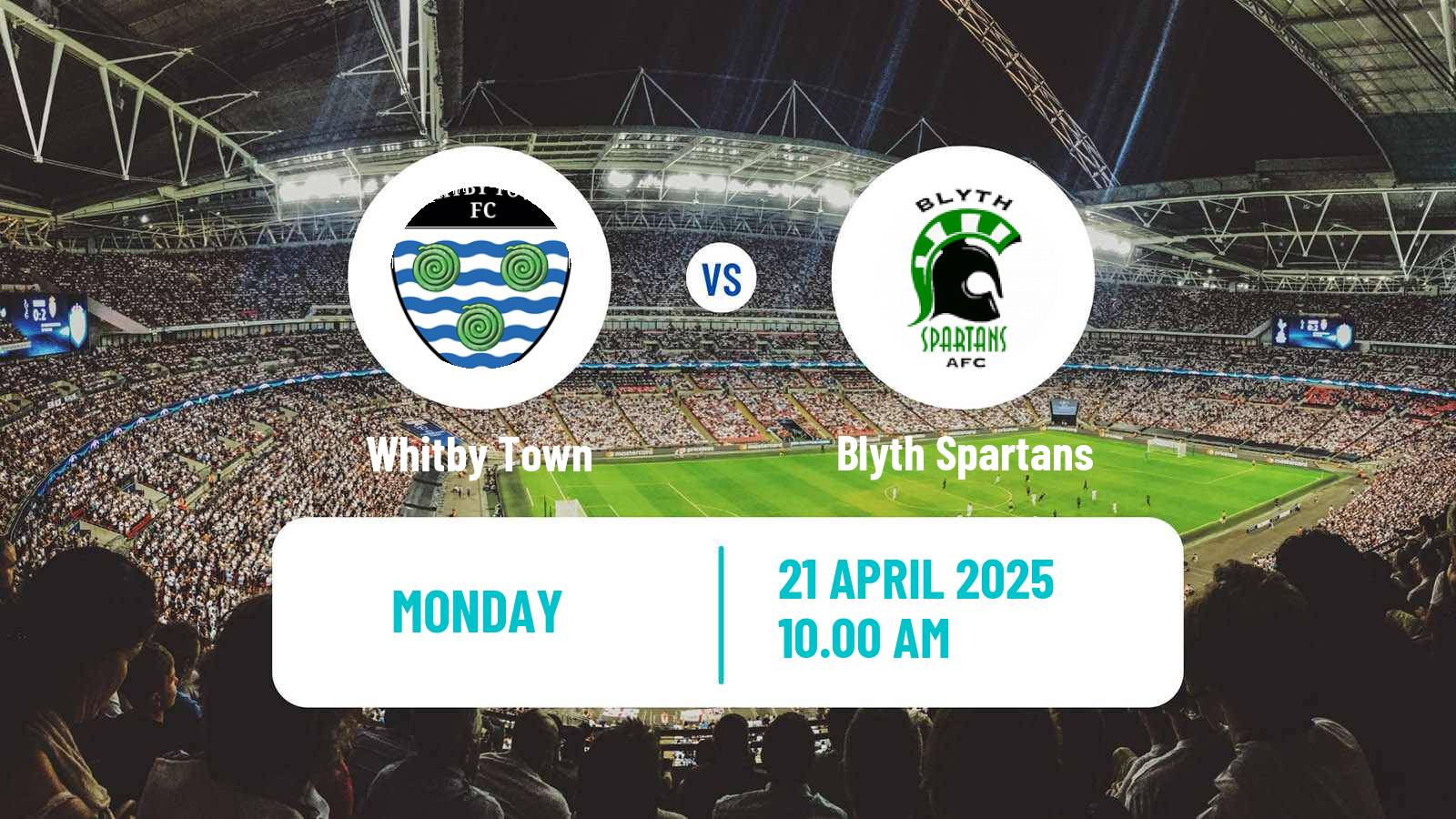 Soccer English NPL Premier Division Whitby Town - Blyth Spartans