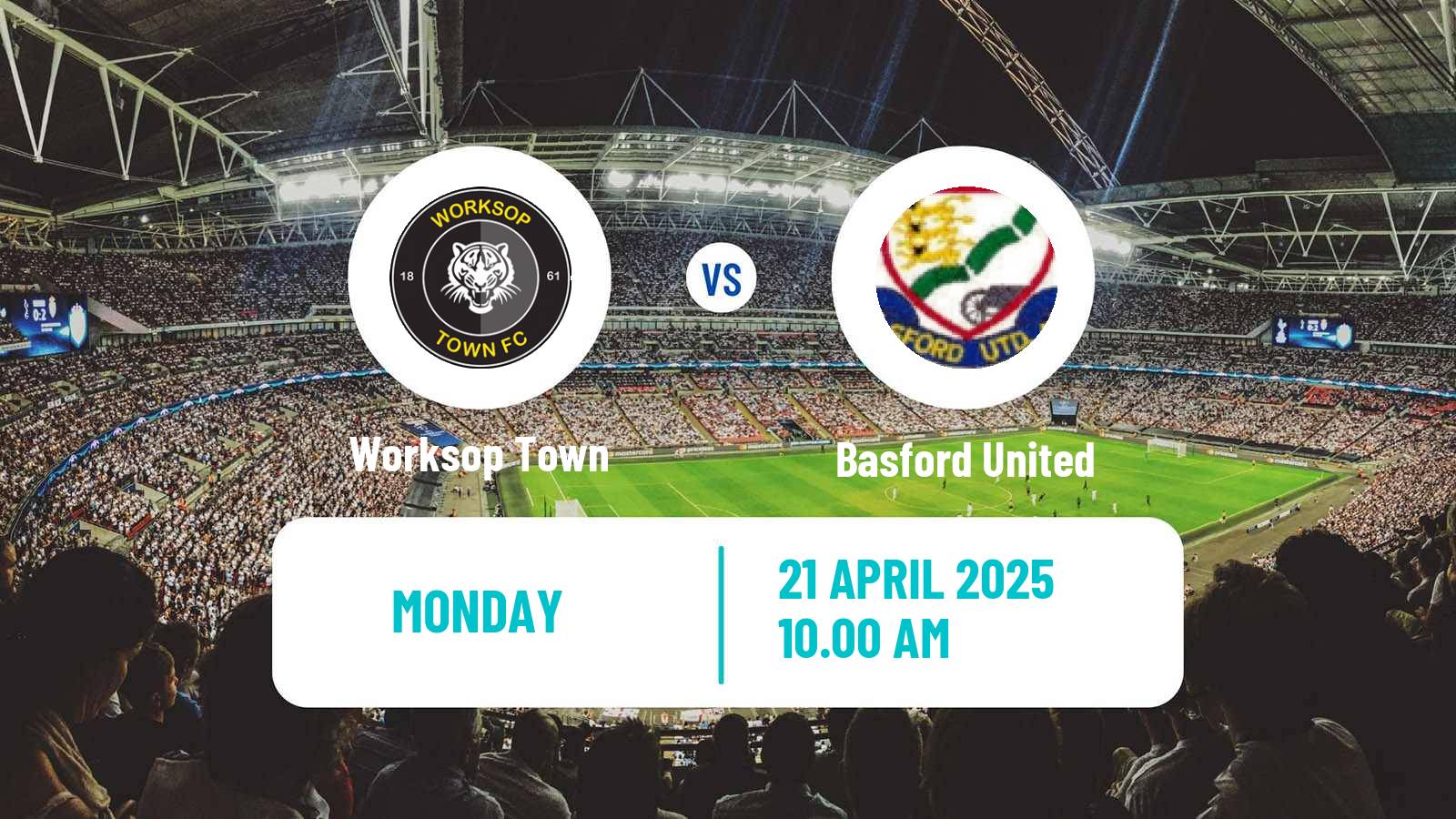 Soccer English NPL Premier Division Worksop Town - Basford United