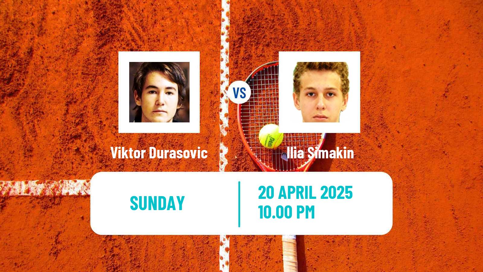 Tennis Gwangju Challenger Men Viktor Durasovic - Ilia Simakin