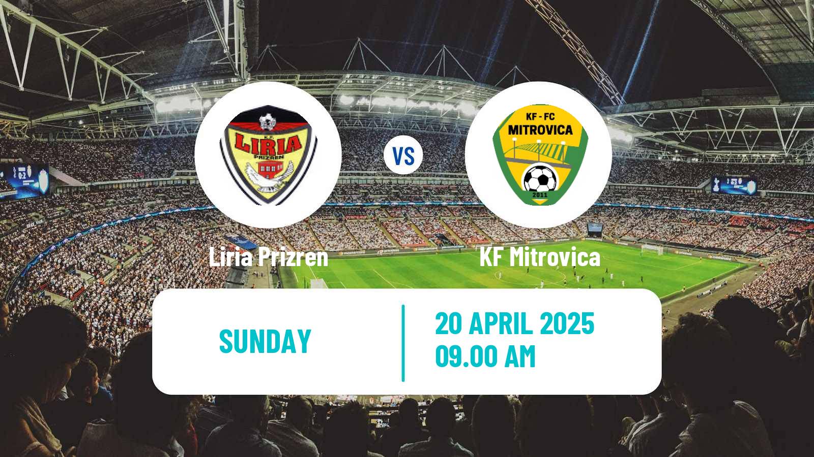 Soccer Kosovo Liga e Pare Liria Prizren - Mitrovica