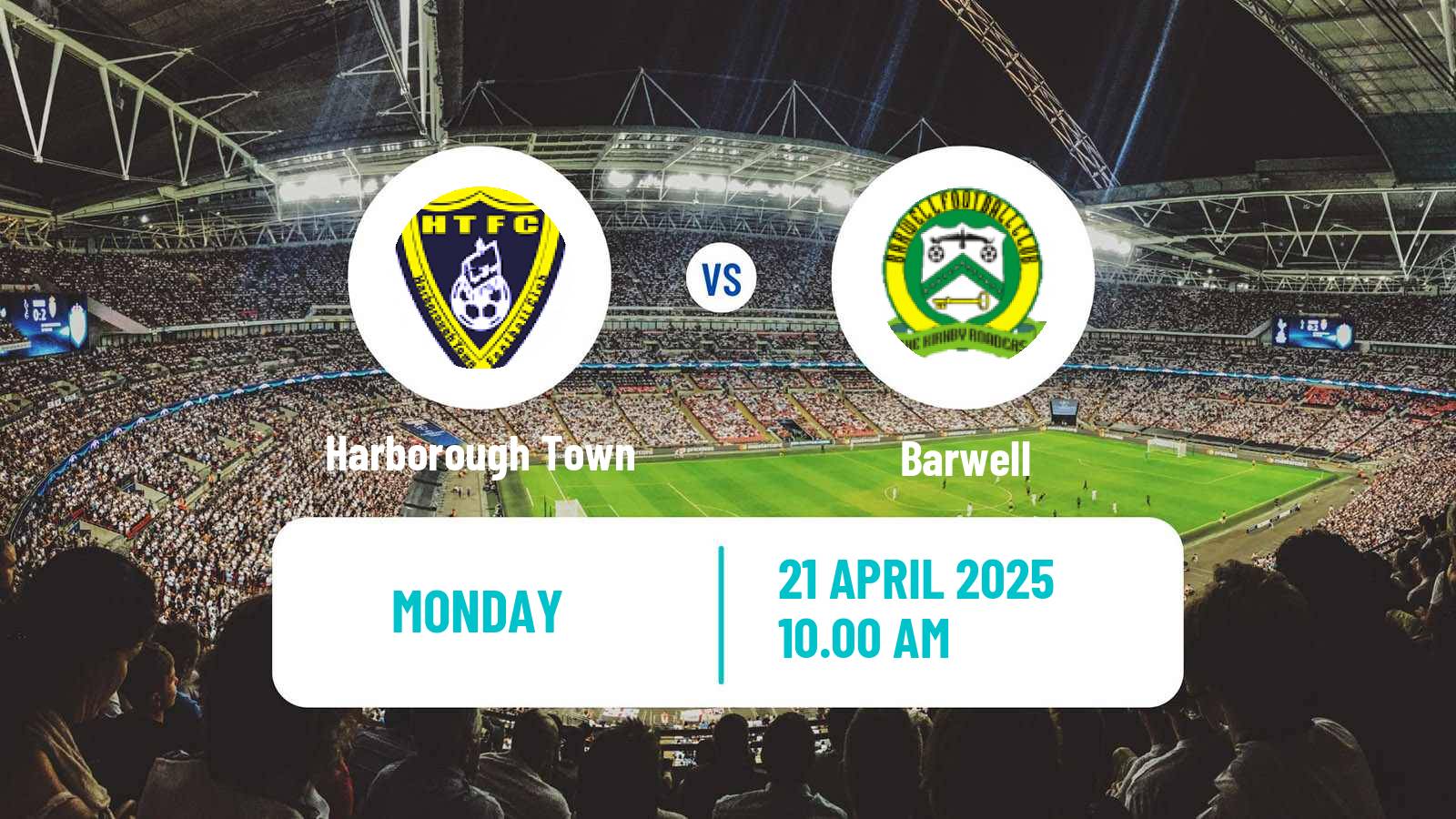 Soccer English Southern League Central Division Harborough Town - Barwell
