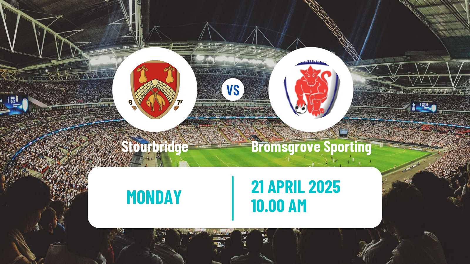 Soccer English Southern League Central Division Stourbridge - Bromsgrove Sporting