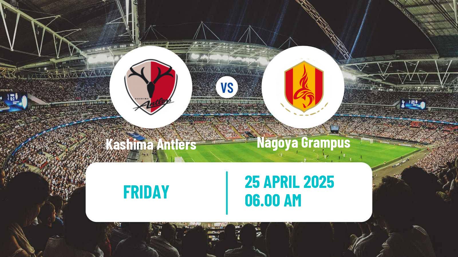 Soccer Japan J1 League Kashima Antlers - Nagoya Grampus