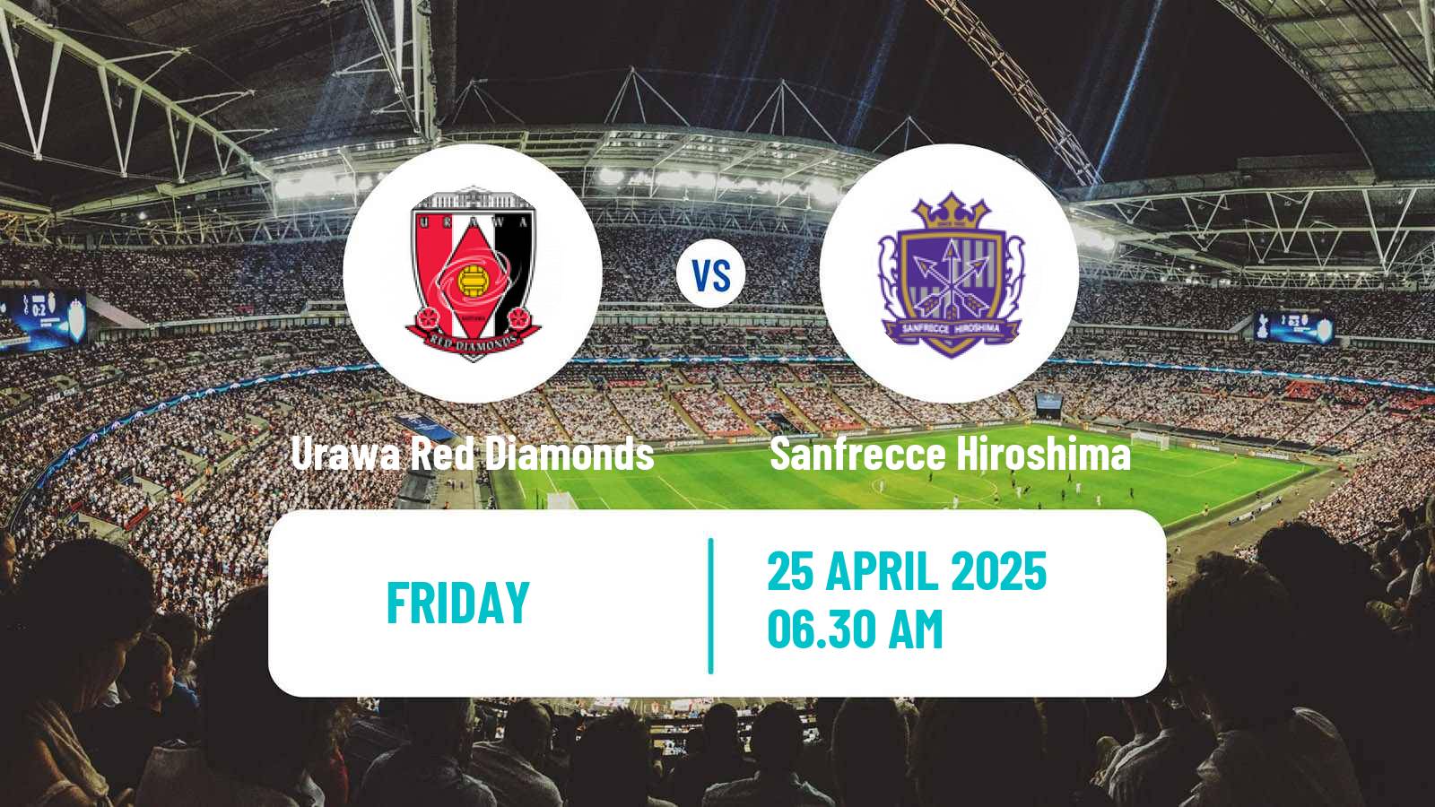 Soccer Japan J1 League Urawa Red Diamonds - Sanfrecce Hiroshima