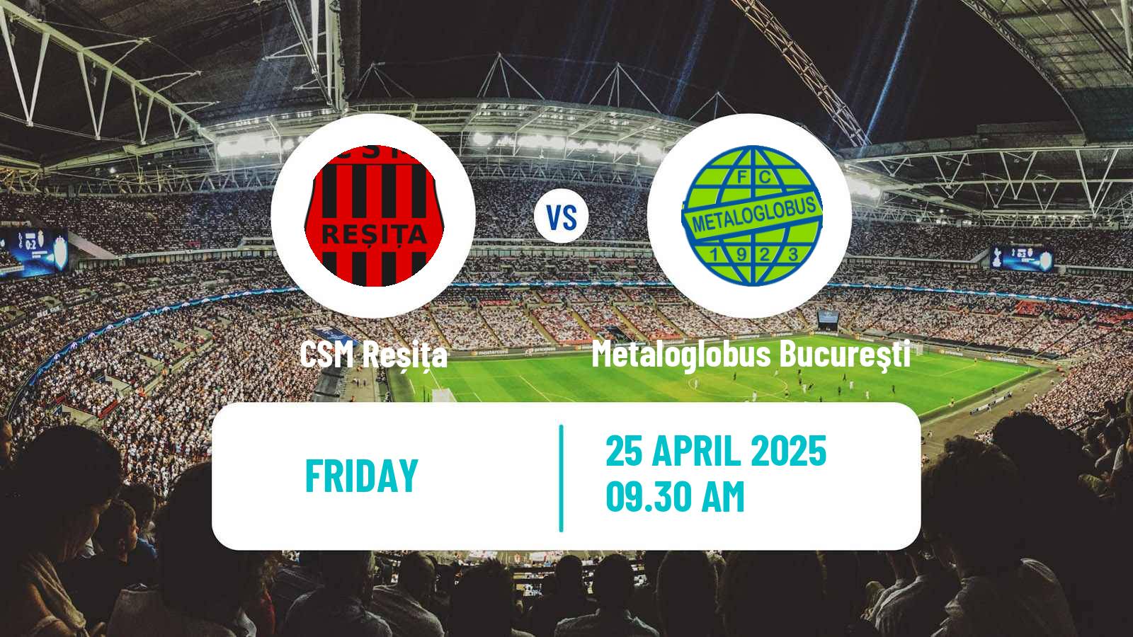 Soccer Romanian Division 2 Reșița - Metaloglobus Bucureşti