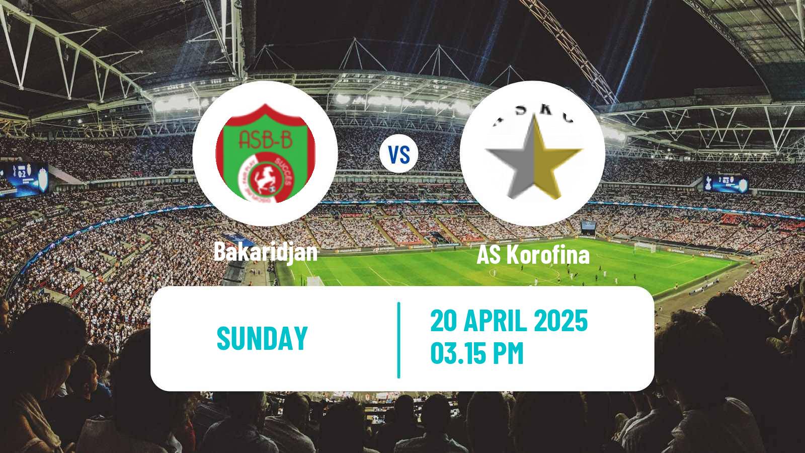 Soccer Malian Première Division Bakaridjan - Korofina