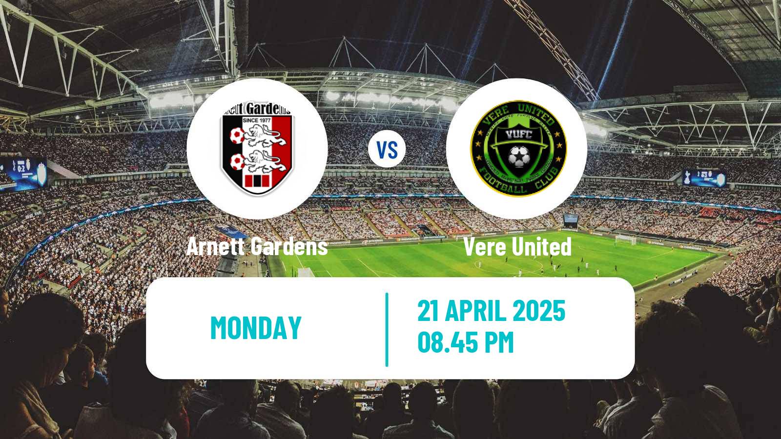 Soccer Jamaica National Premier League Arnett Gardens - Vere United