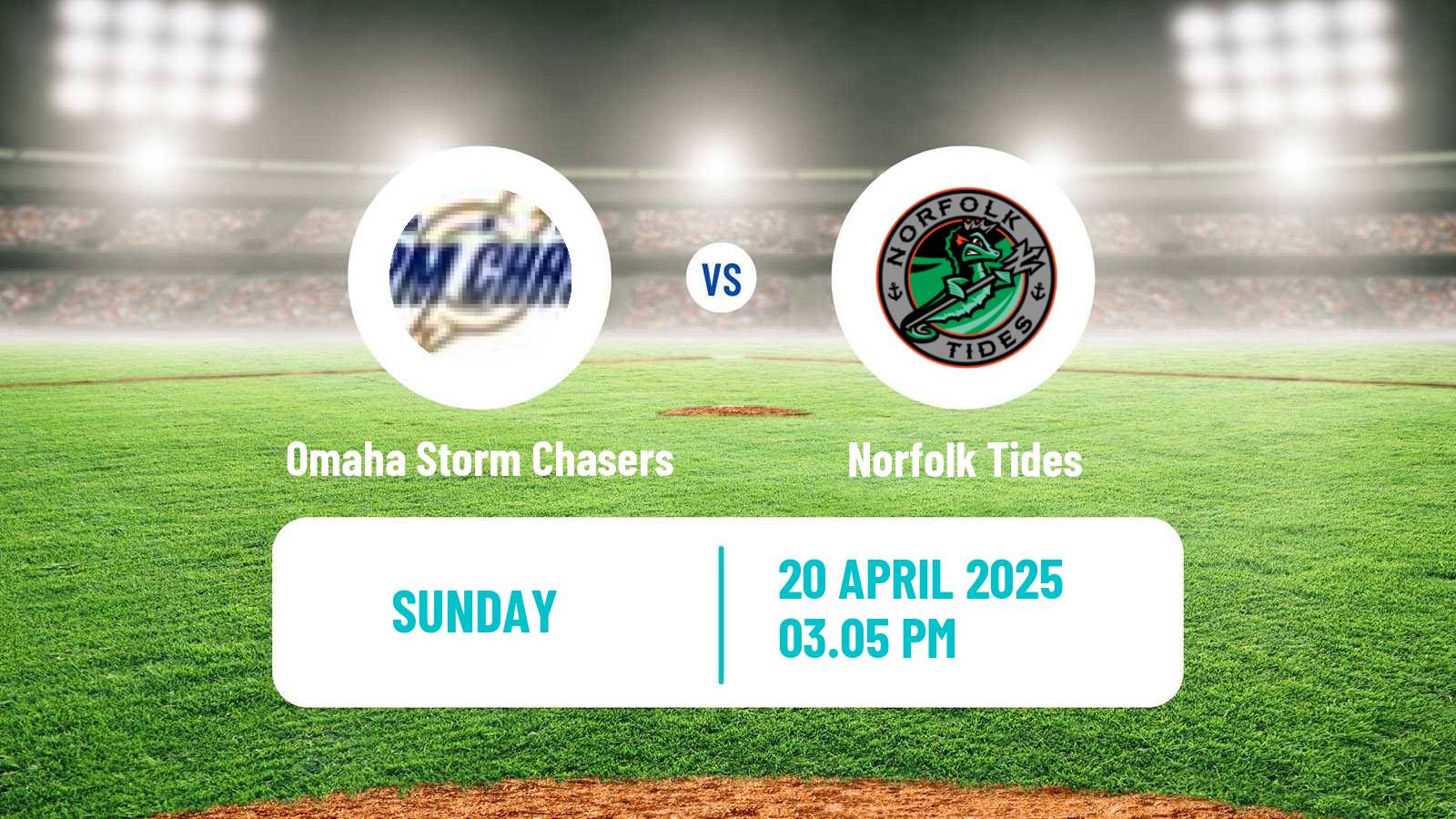 Baseball IL Omaha Storm Chasers - Norfolk Tides