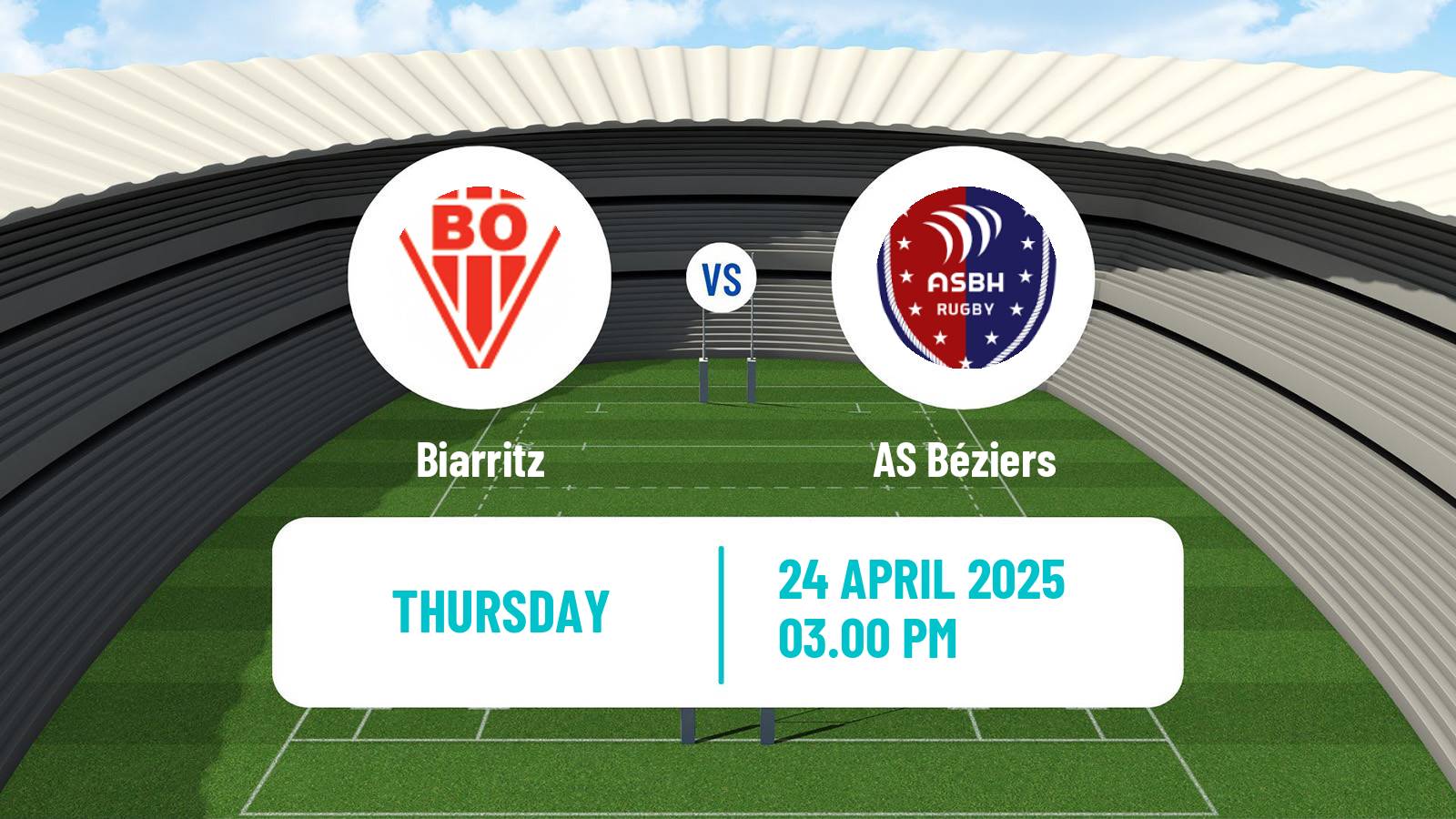 Rugby union French Pro D2 Biarritz - Béziers