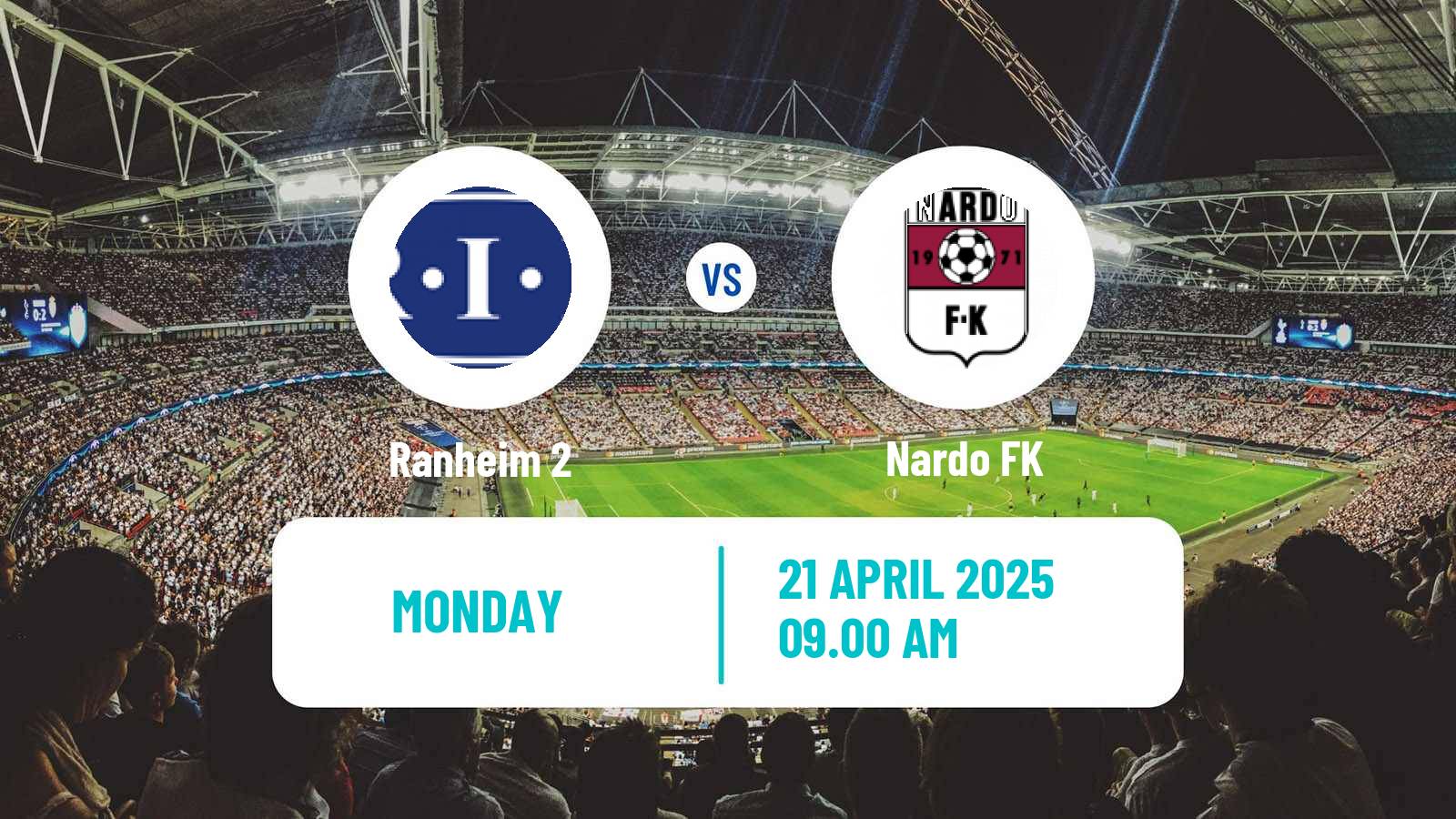 Soccer Norwegian Division 3 - Group 2 Ranheim 2 - Nardo
