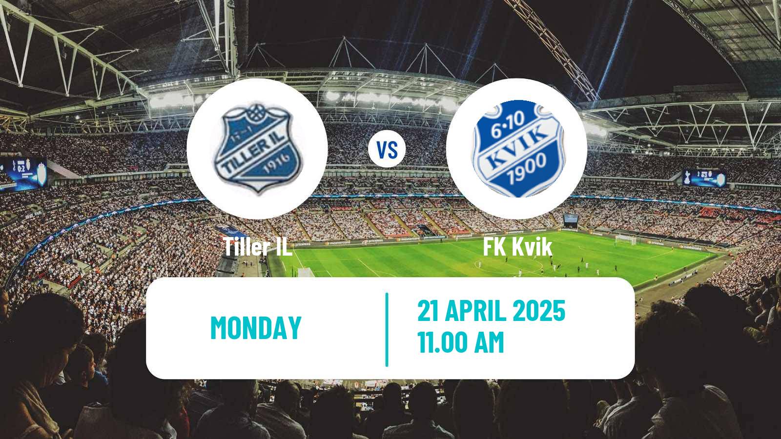 Soccer Norwegian Division 3 - Group 2 Tiller - Kvik