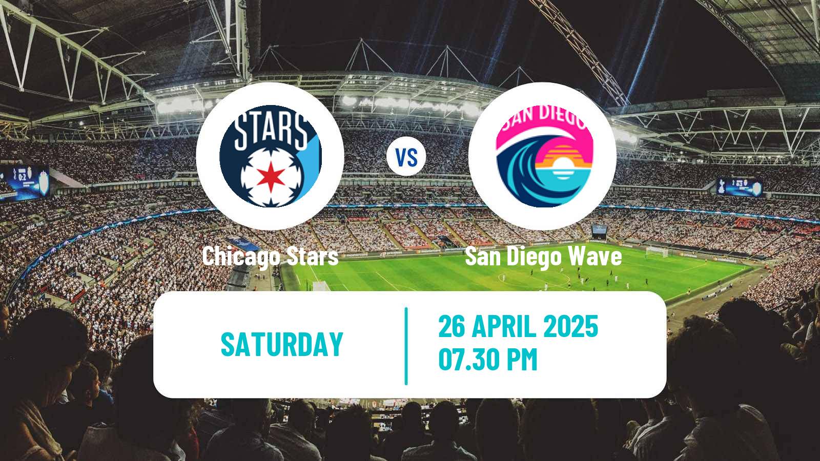 Soccer NWSL Chicago Stars - San Diego Wave