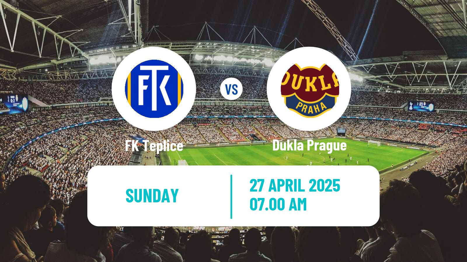 Soccer Czech 1 Liga Teplice - Dukla Prague