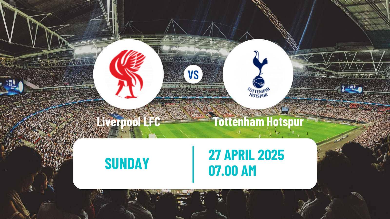 Soccer English WSL Liverpool LFC - Tottenham Hotspur