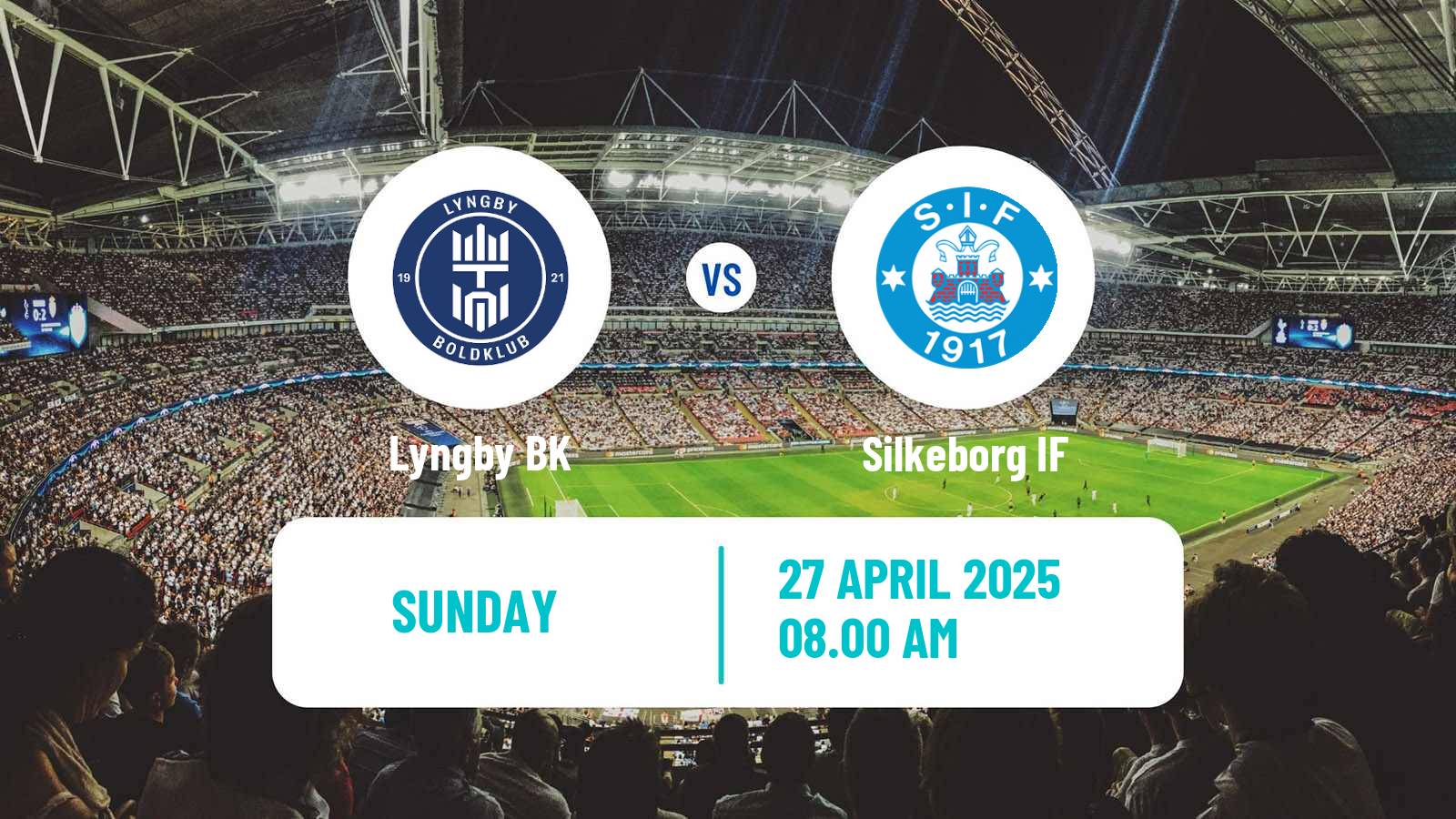 Soccer Danish Superliga Lyngby BK - Silkeborg IF