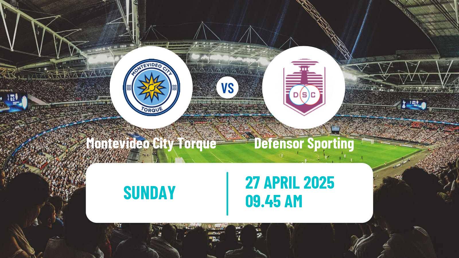 Soccer Uruguayan Primera Division Montevideo City Torque - Defensor Sporting