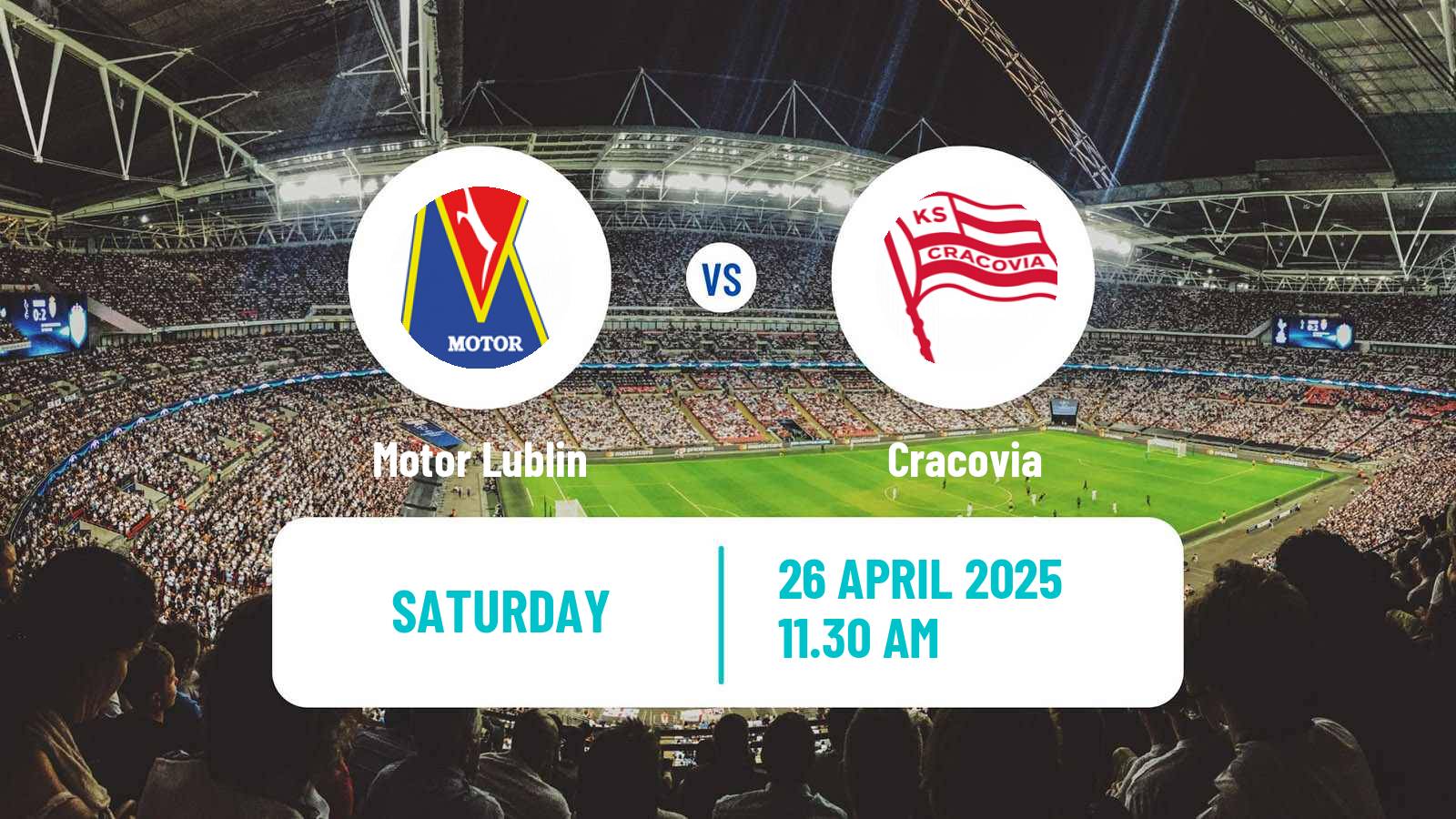Soccer Polish Ekstraklasa Motor Lublin - Cracovia