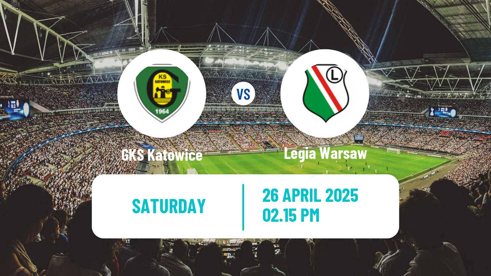 Soccer Polish Ekstraklasa GKS Katowice - Legia Warsaw