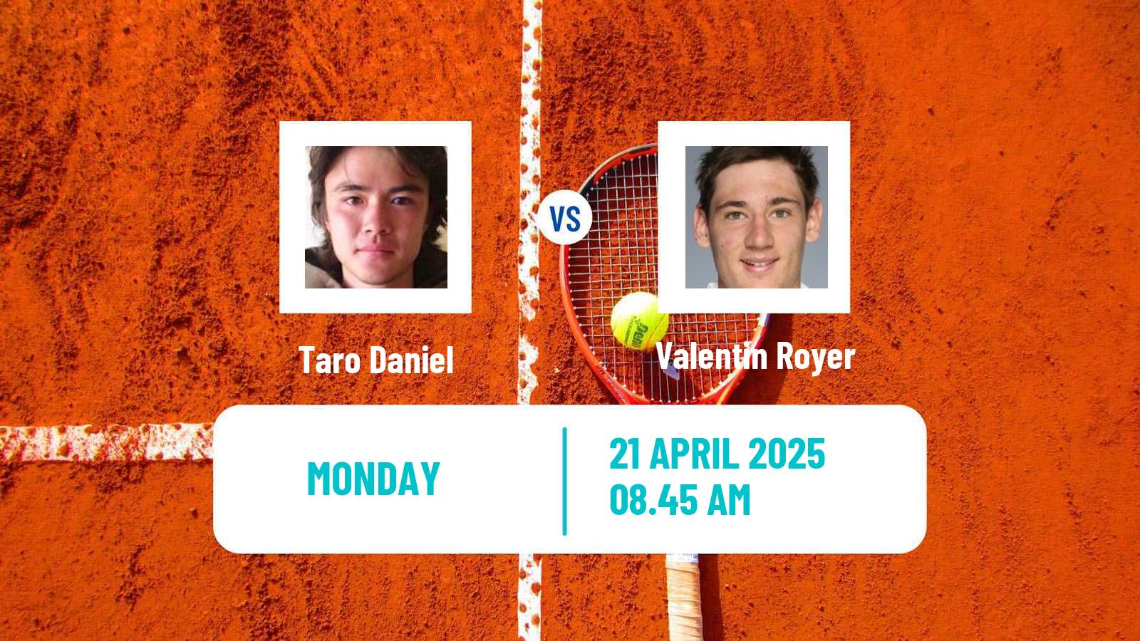 Tennis ATP Madrid Taro Daniel - Valentin Royer