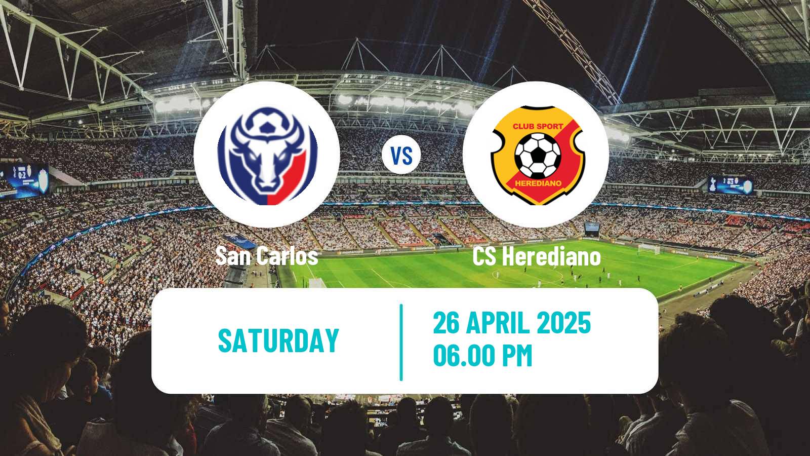 Soccer Costa Rican Primera Division San Carlos - Herediano