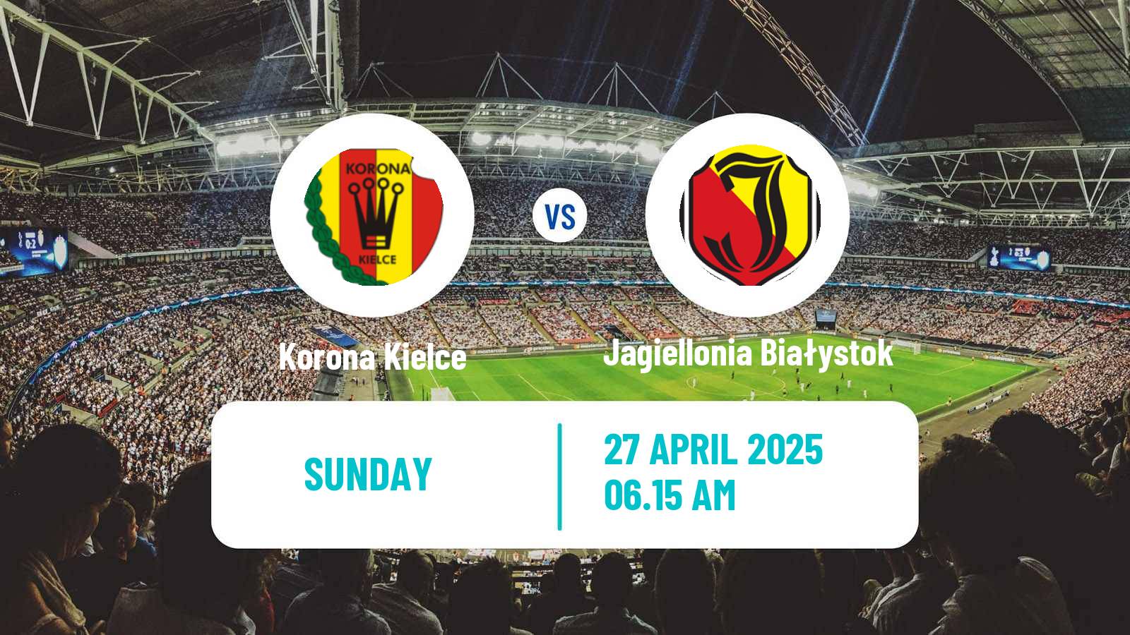 Soccer Polish Ekstraklasa Korona Kielce - Jagiellonia Białystok