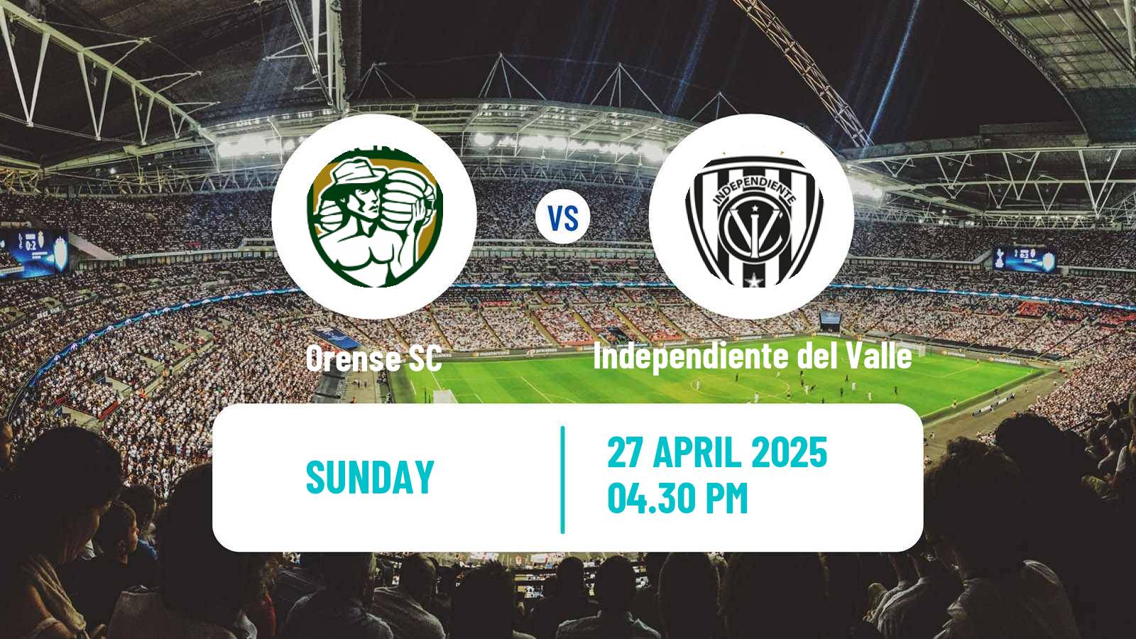 Soccer Ecuadorian Liga Pro Orense - Independiente del Valle