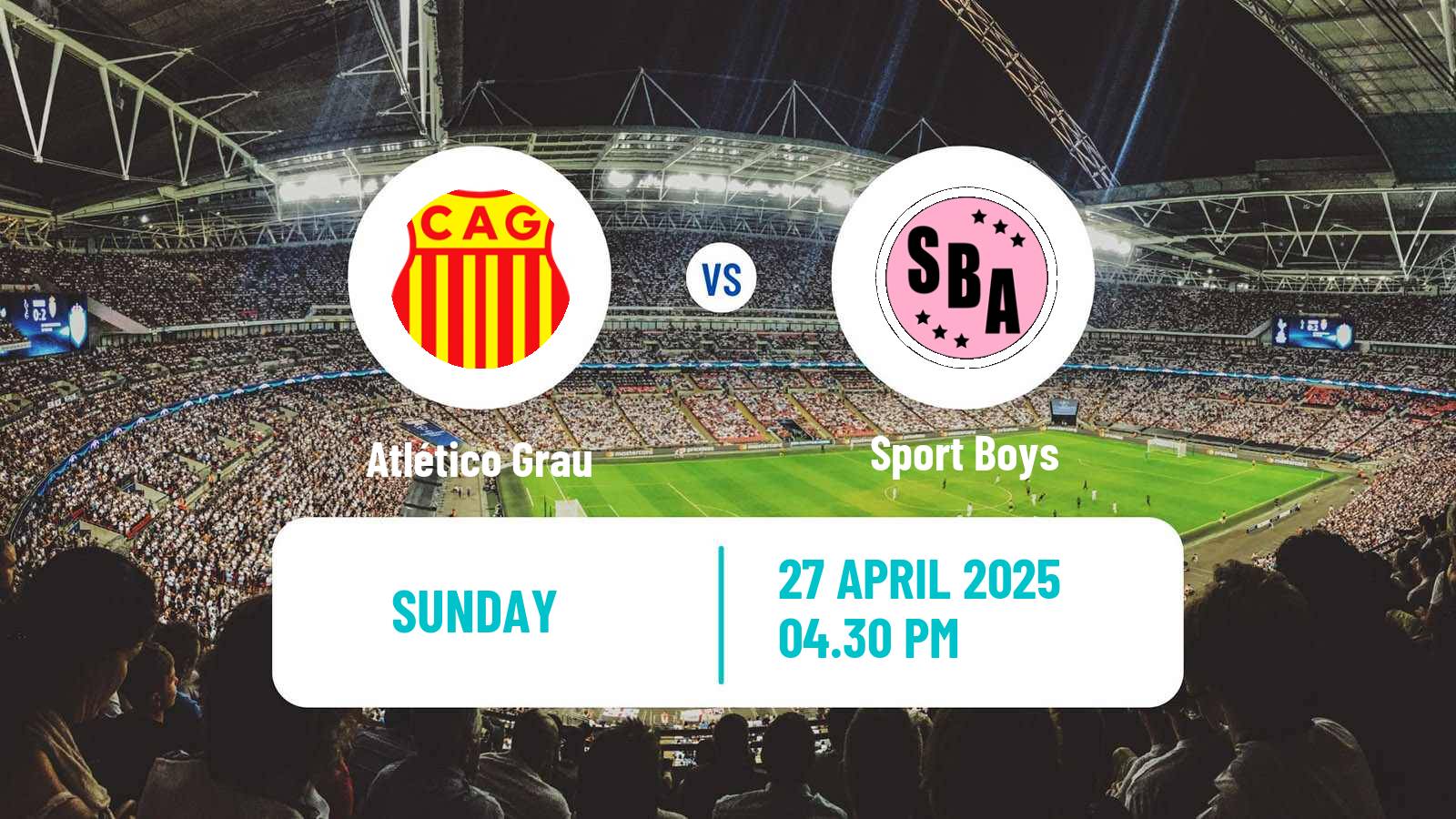 Soccer Peruvian Liga 1 Atlético Grau - Sport Boys