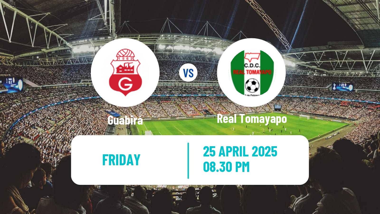 Soccer Bolivian Division Profesional Guabirá - Real Tomayapo
