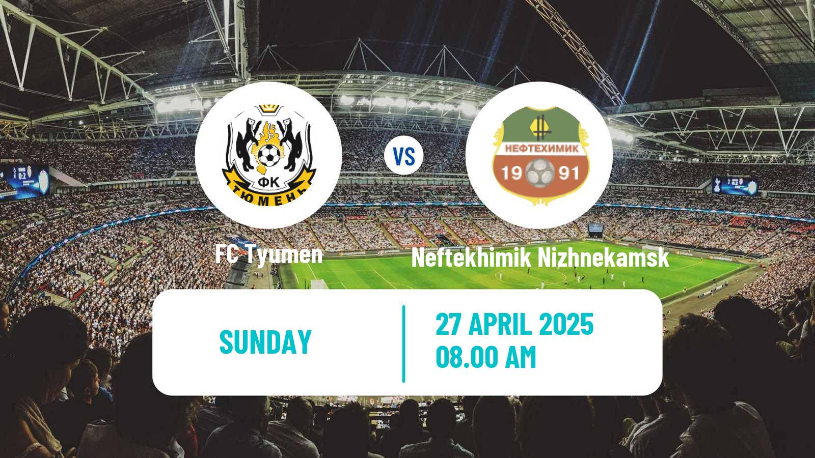 Soccer Russian FNL Tyumen - Neftekhimik Nizhnekamsk