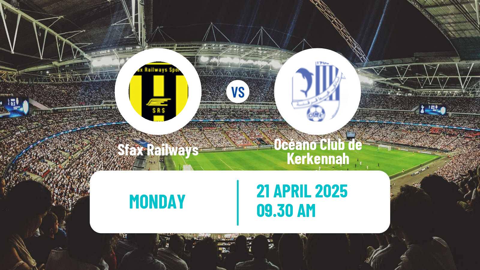 Soccer Tunisian Ligue 2 Sfax Railways - Océano Club de Kerkennah