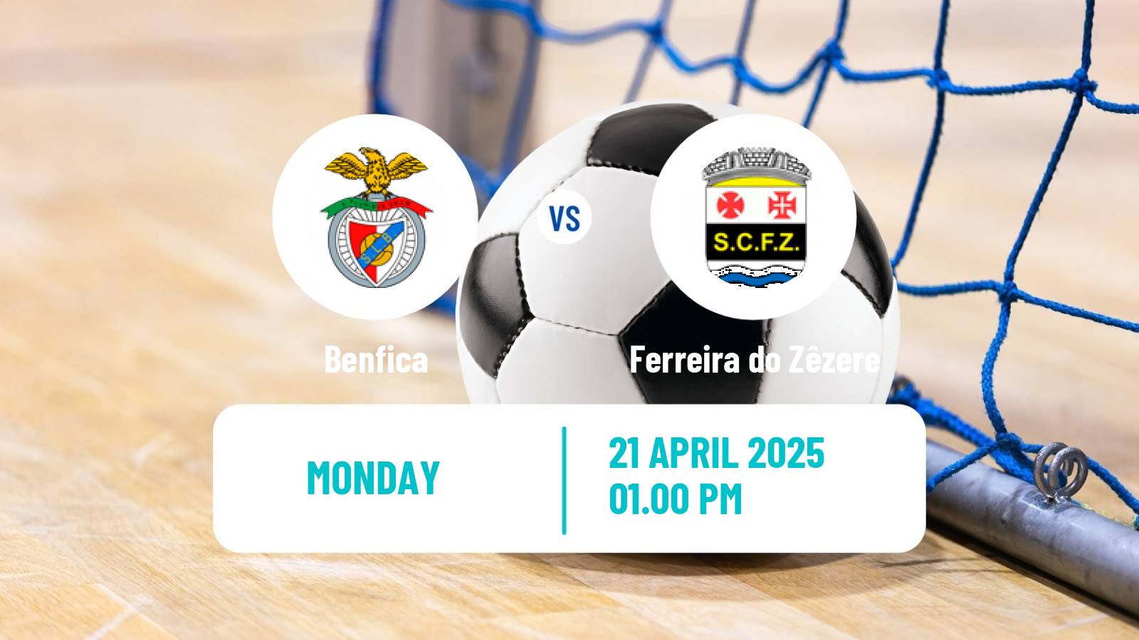 Futsal Portuguese 1ª divisão Futsal Benfica - Ferreira do Zêzere