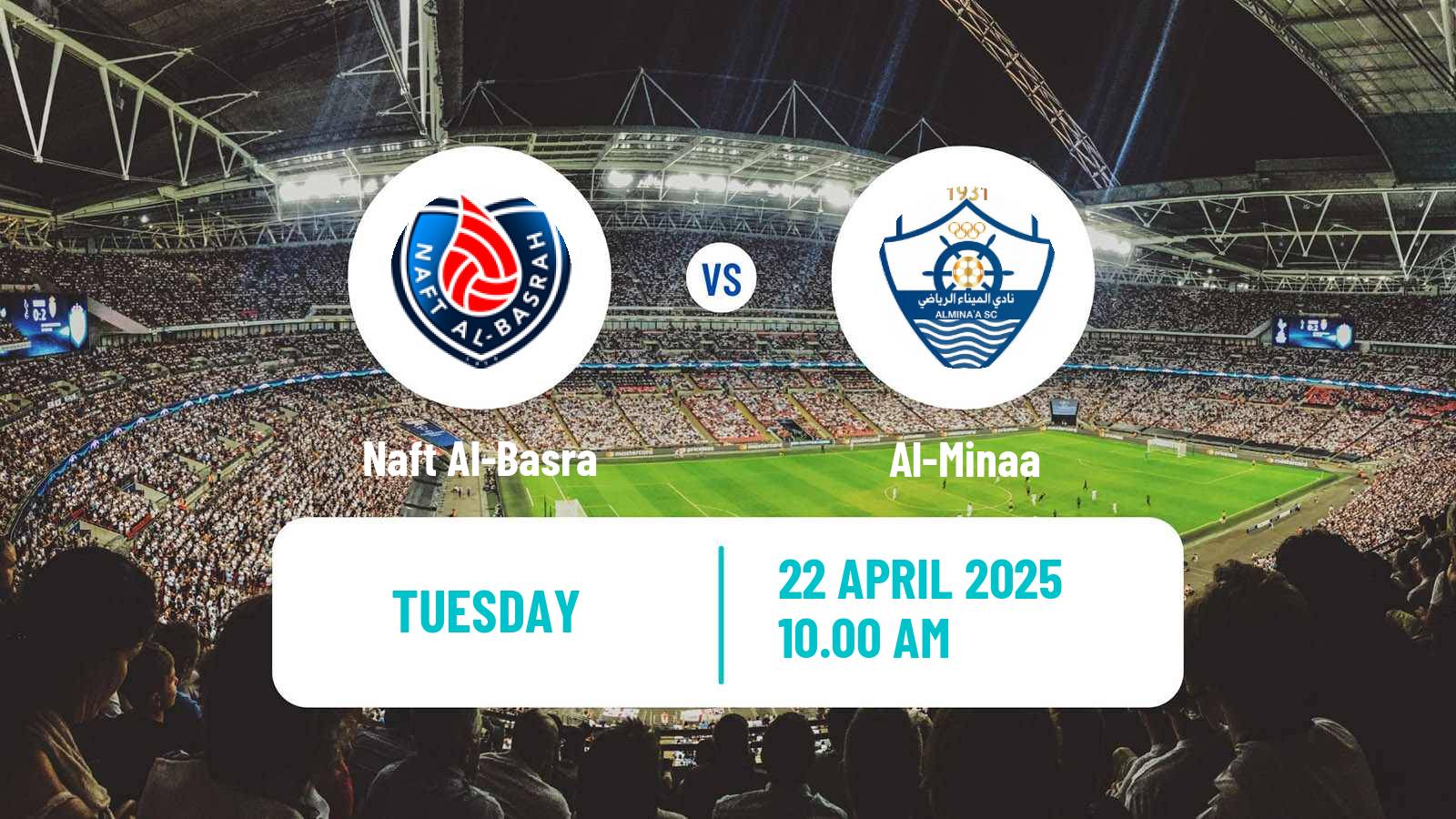 Soccer Iraqi Premier League Naft Al-Basra - Al-Minaa
