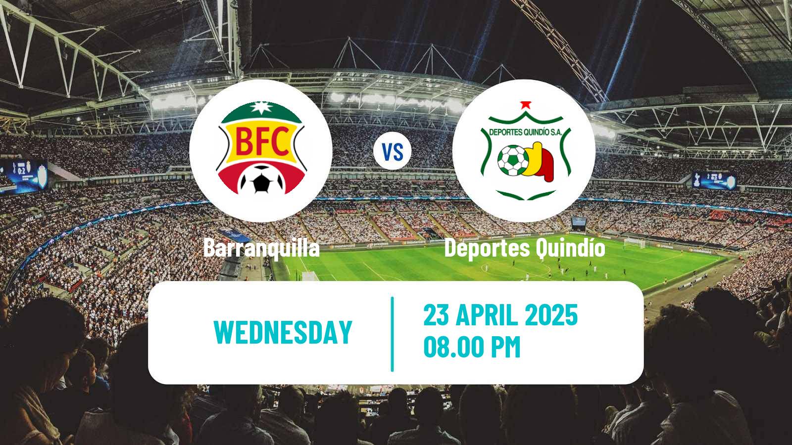Soccer Colombian Primera B Barranquilla - Deportes Quindío