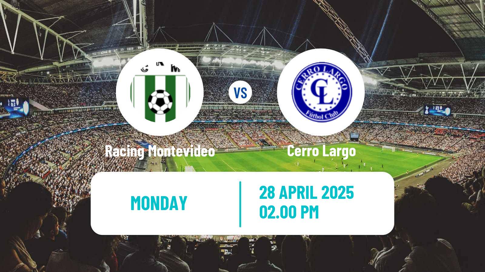 Soccer Uruguayan Primera Division Racing Montevideo - Cerro Largo
