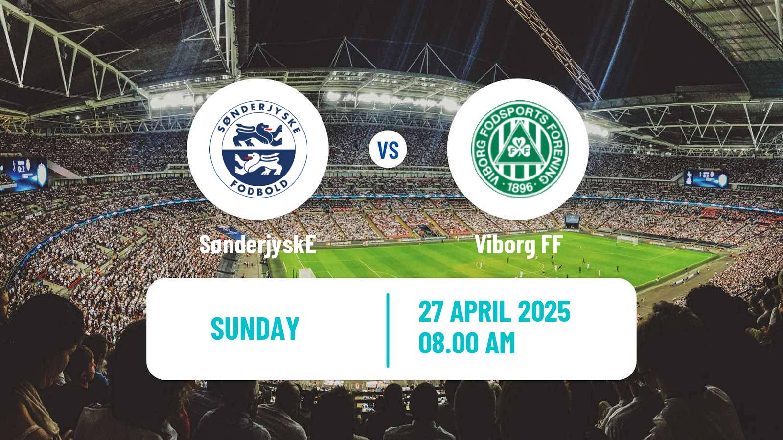 Soccer Danish Superliga SønderjyskE - Viborg