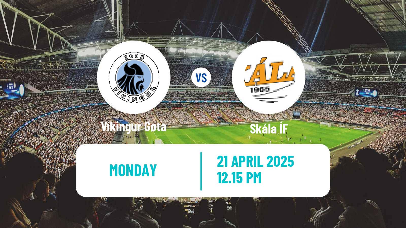 Football Faroe Islands Cup Víkingur Gøta - Skála ÍF
