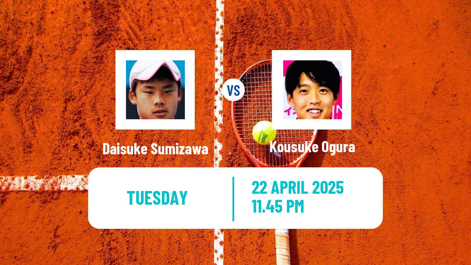 Tennis ITF M15 Osaka 2 Men Daisuke Sumizawa - Kousuke Ogura