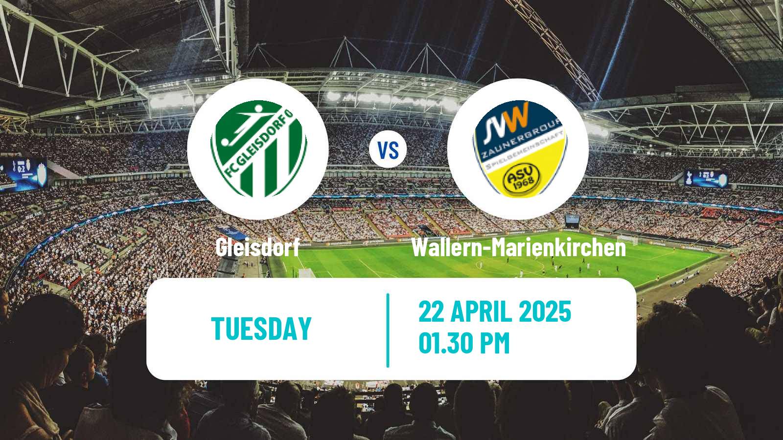 Soccer Austrian Regionalliga Central Gleisdorf - Wallern-Marienkirchen