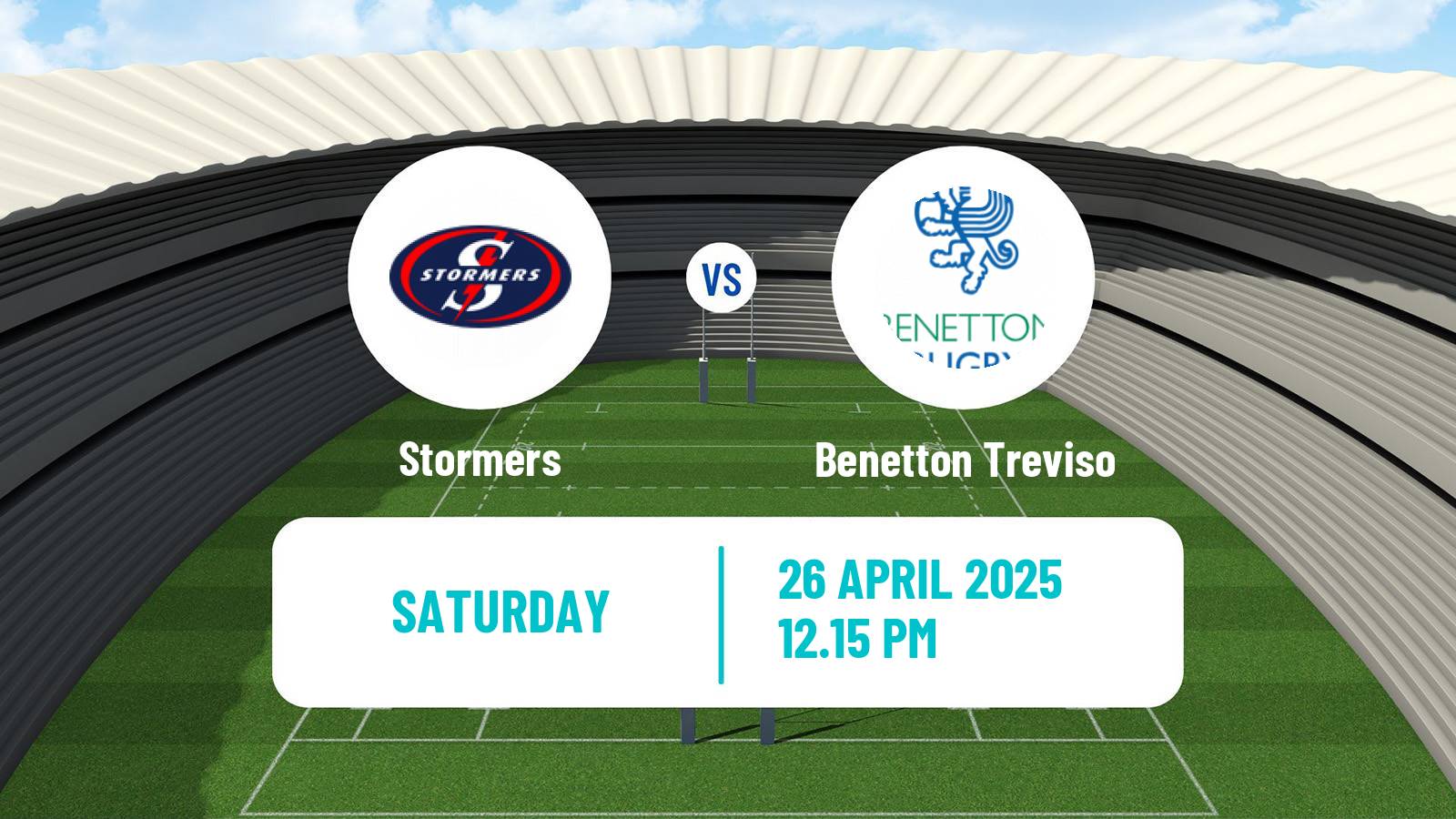 Rugby union United Rugby Championship Stormers - Benetton Treviso