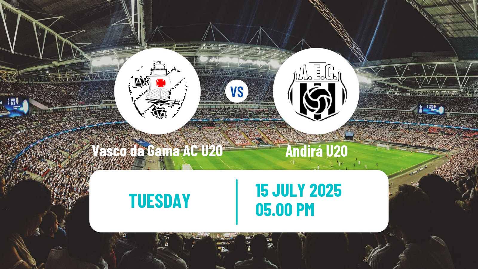 Soccer Brazilian Acreano U20 Vasco da Gama AC U20 - Andirá U20