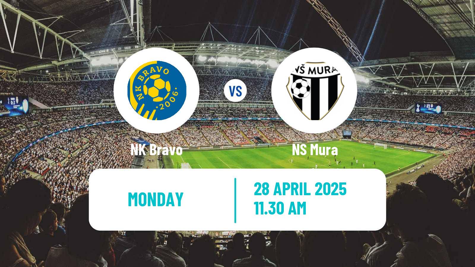 Soccer Slovenian PrvaLiga NK Bravo - Mura