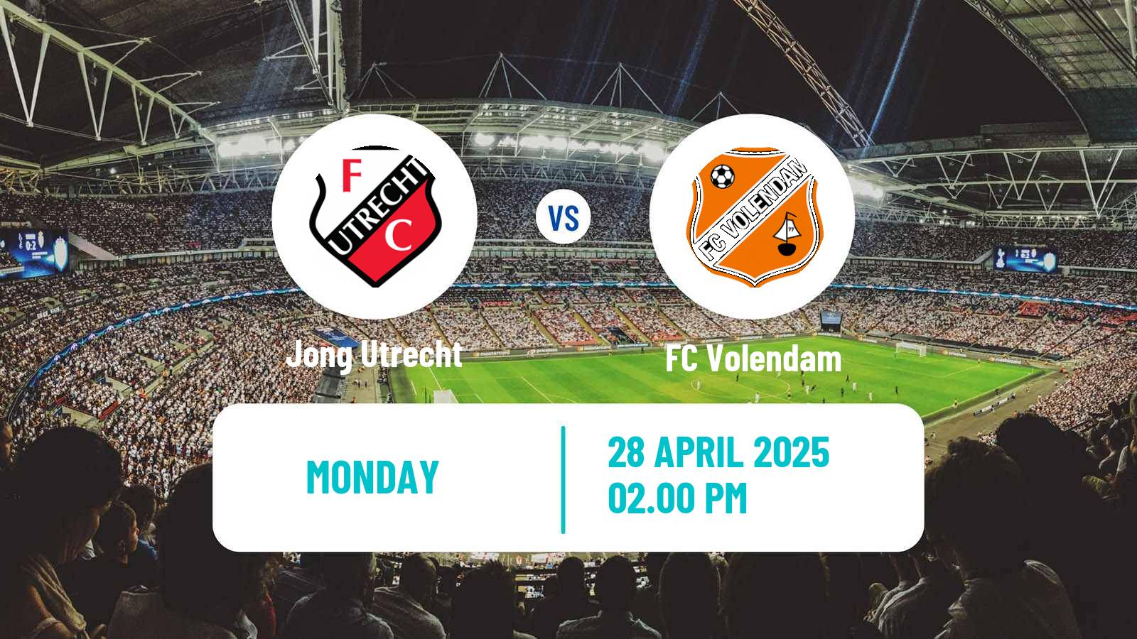 Soccer Dutch Eerste Divisie Jong Utrecht - Volendam