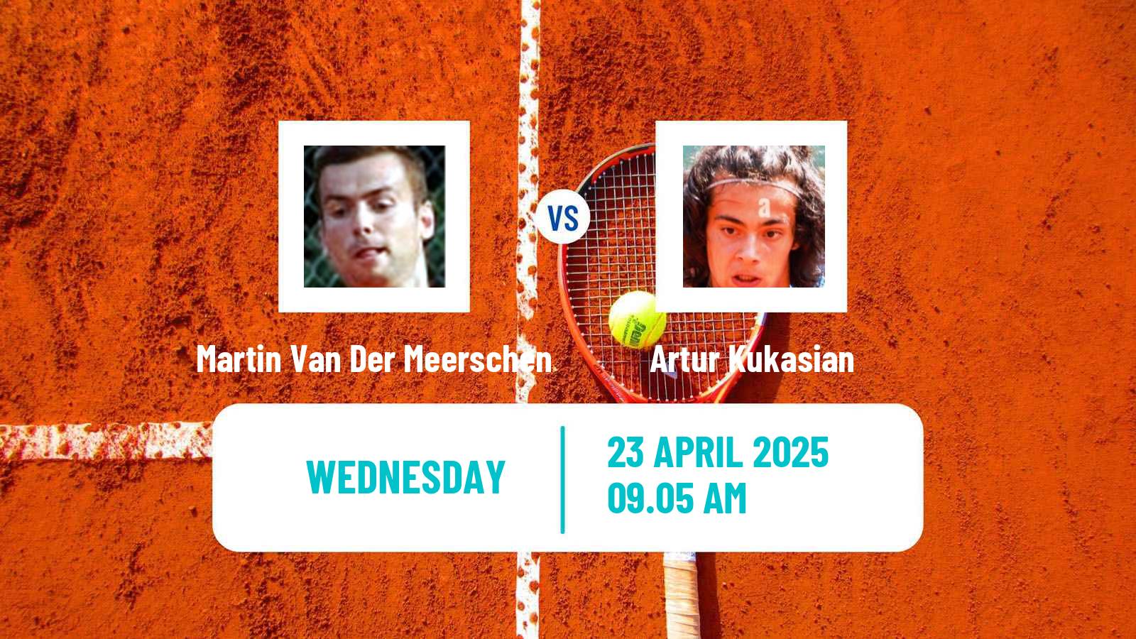 Tennis ITF M15 Shymkent Men Martin Van Der Meerschen - Artur Kukasian