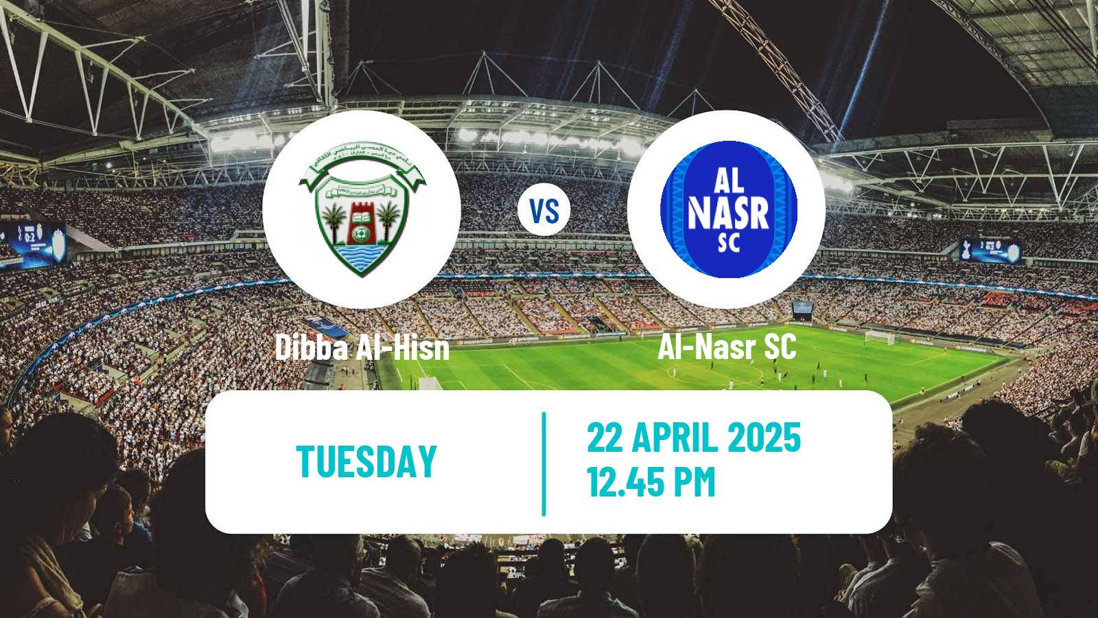 Soccer UAE Football League Dibba Al-Hisn - Al-Nasr
