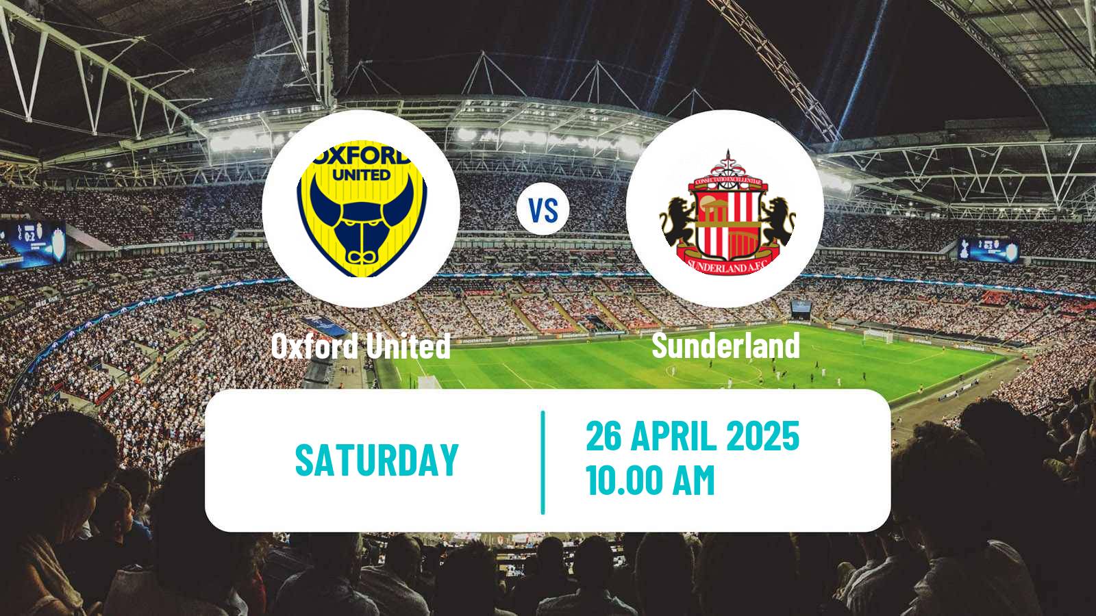 Soccer English League Championship Oxford United - Sunderland